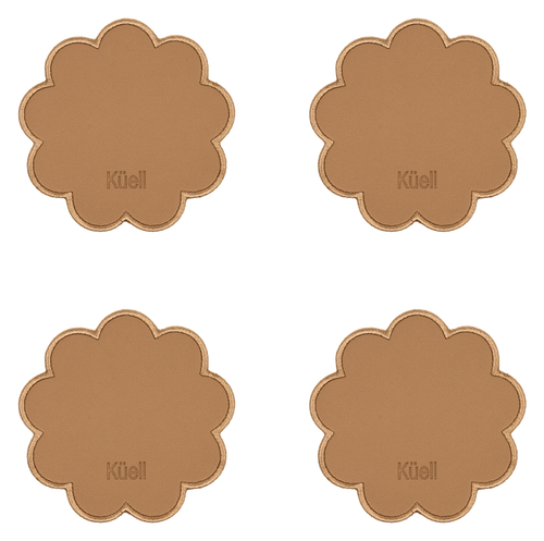 Numo Coaster — Sandy Brown, Set of 4